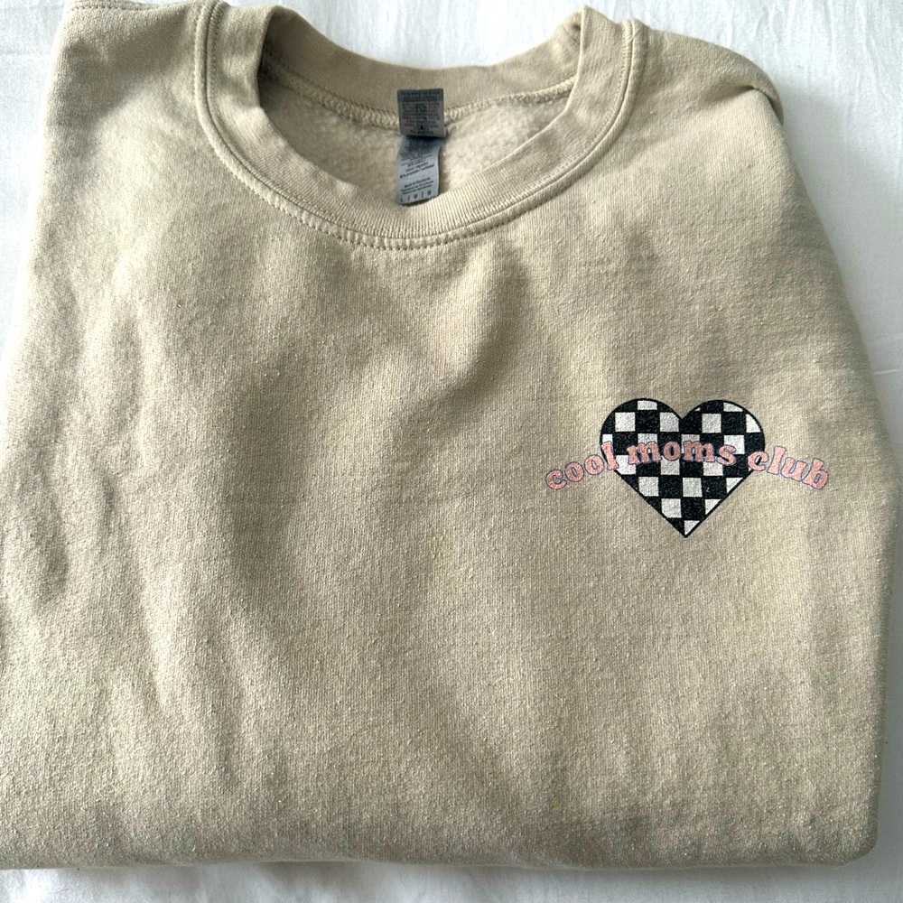 Cool Moms Club crewneck sweatshirt